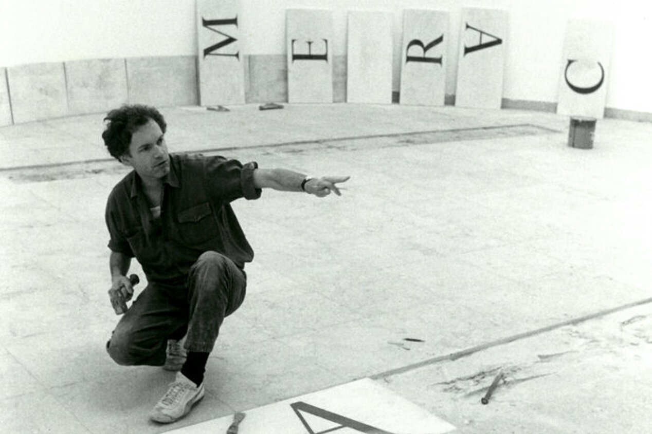 Lothar Baumgarten im deutschen Pavillon in Venedig 1984