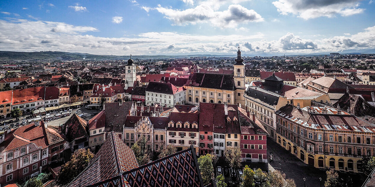 Panorame von Hermannstadt/Sibiu